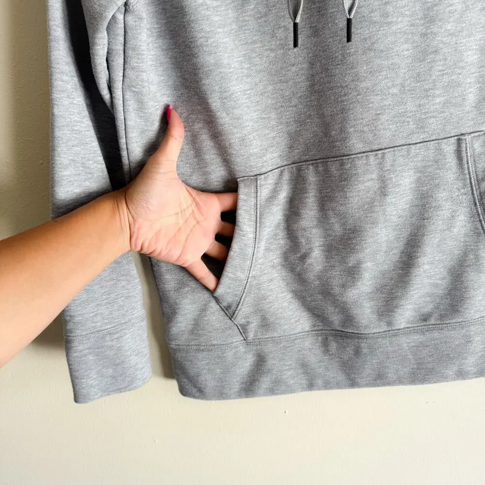 Athleta Grey Incline Hoodie Hooded Sweatshirt Small